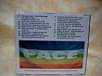 Friedens-CD Bike for Peace, Cover-Rückseite mit Titelliste