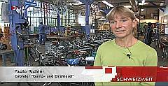 Paolo Richter, Gründer »Gump- und Drahtesel« in seiner Fahrrad-Werkstatt