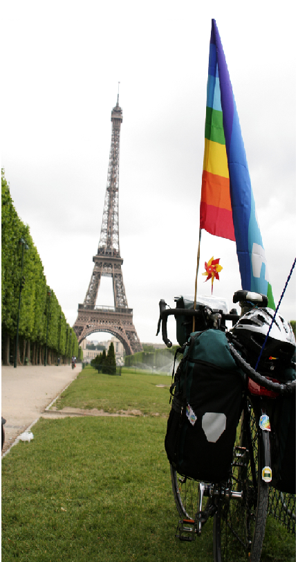 Bike-Impression vor dem Eiffelturm