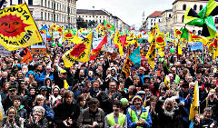 Anti-Atom-Demo in München